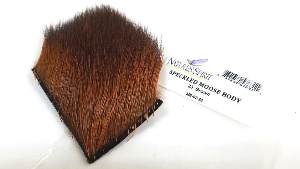 LG    # 1 DYED MOOSE  BODY  HAIR { Mane }  " PURPLE " Hard to Find in Fly Shop 